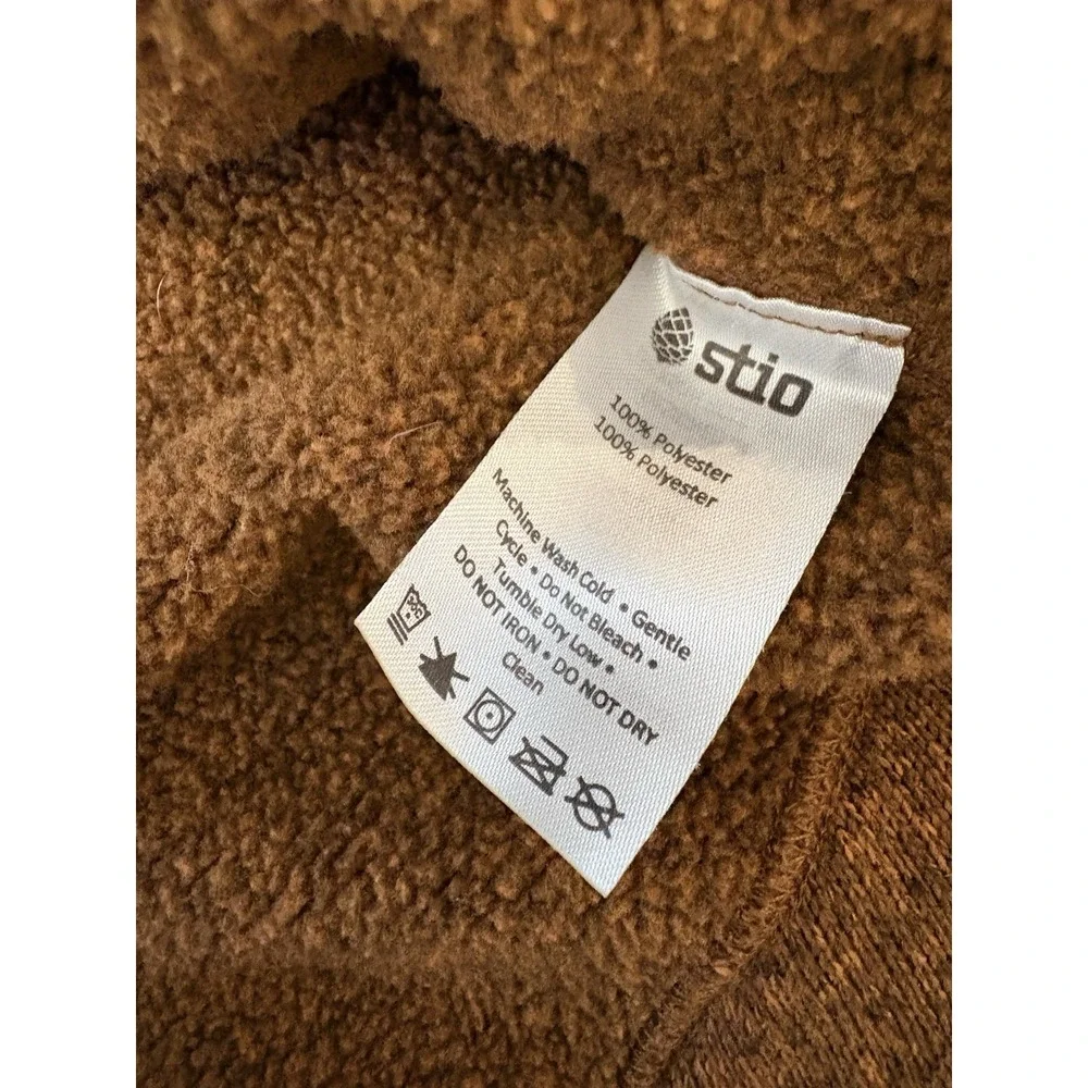 Stio Women's XL Sweetwater 1/2 Zip Fleece Pullover Burnt Orange Outerwear - Picture 6 of 8